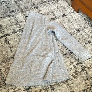 Gray cardigan